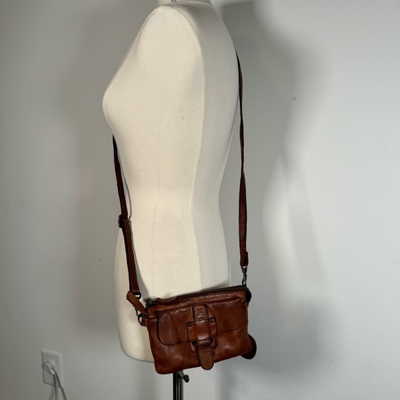 Harbour 2nd Luna Brown Leather Crossbody Bag - Picture 2 of 10